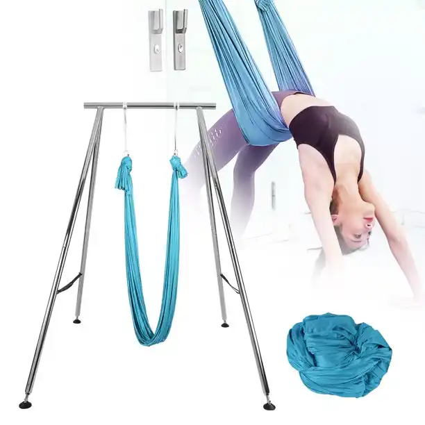 Yoga Swing Aerial - 접이식 휴대용 높이 조절 요가 스윙