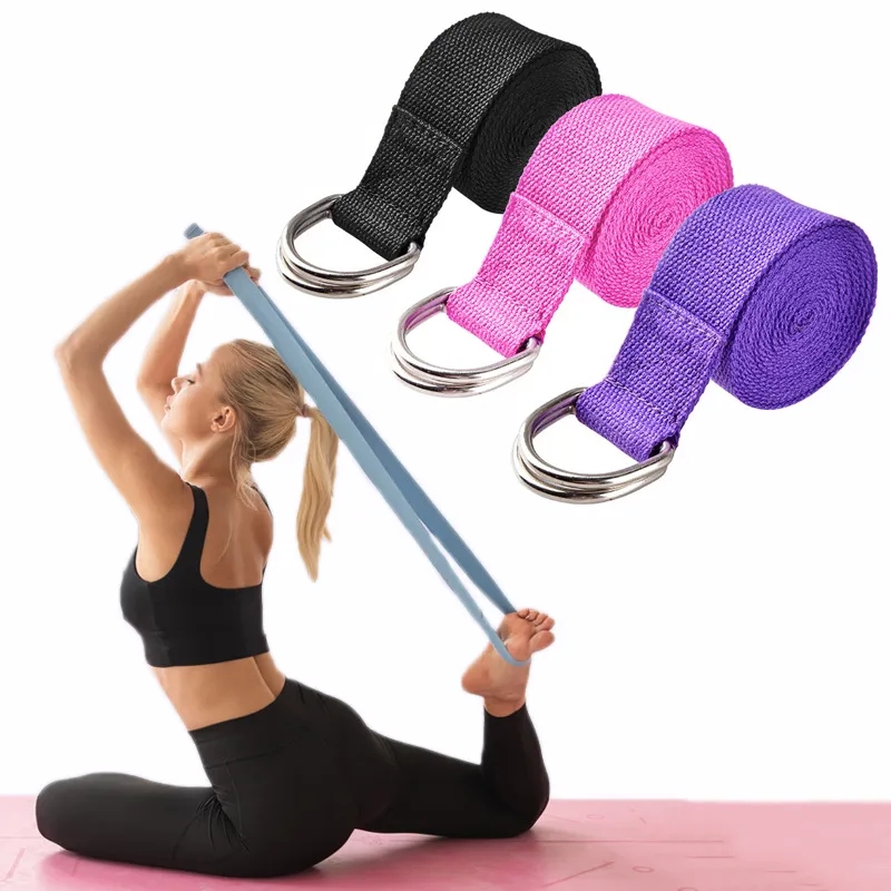 Yoga Fitness Ring - 183*3.8cm 요가 스트랩 코튼 운동 요가