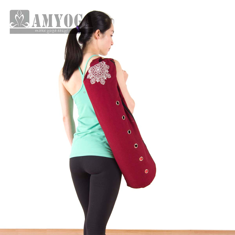 Yoga Of Fitness Mat - 캔버스 요가 매트 가방 싱글 숄더