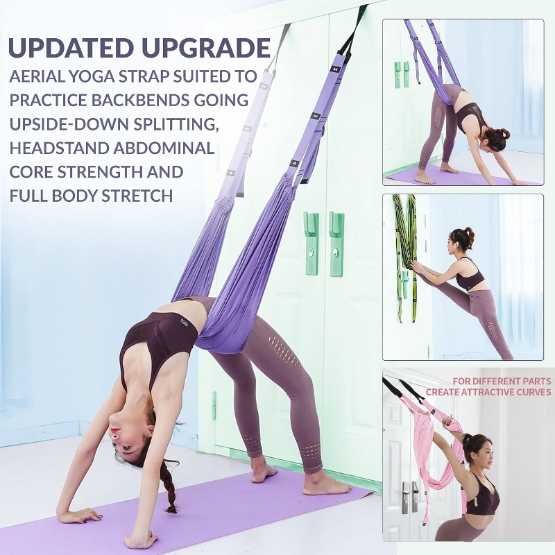 Yoga Swing Aerial - 조절 가능한 에어리얼 요가 해먹 세트