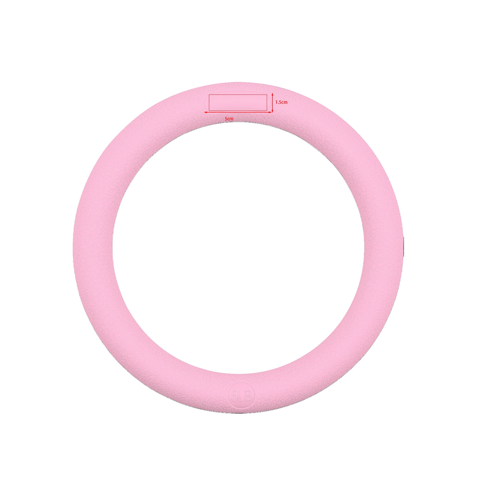 Yoga Fitness Ring - 패턴이 있는 원형 철제 요가 웨이트