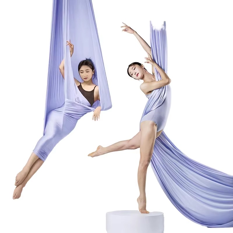 Yoga Swing Aerial - 탄력 있는 폴리에스터 에어리얼 요가 해먹