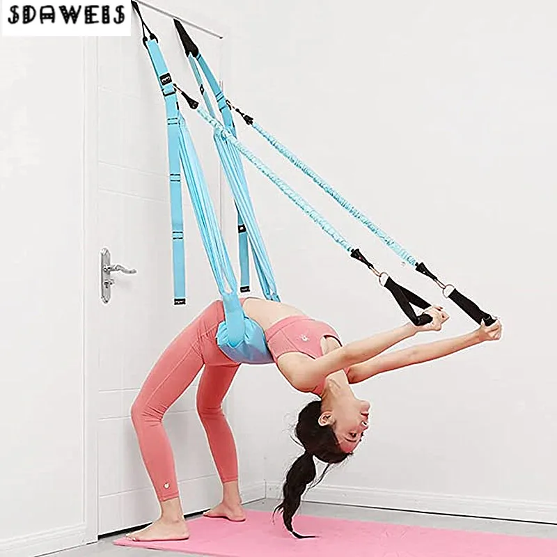 Yoga Swing Aerial - 조정 가능한 공중 요가 스트랩, 신축성