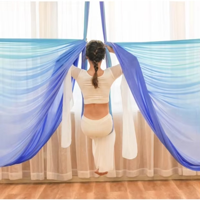 Yoga Swing Aerial - 그라데이션 컬러 안티 그래비티 인버전 와이드