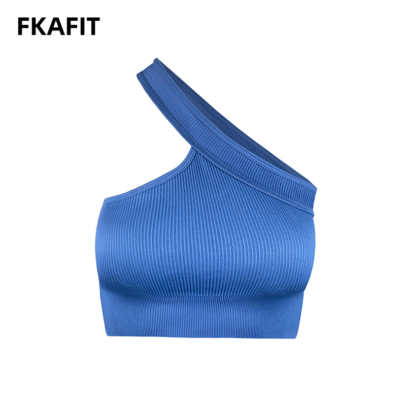 여자의 자른 된 요가 브래지어 섹시 한 어깨 스포츠 브 - Yoga Fitness Matte 리뷰 및 가격