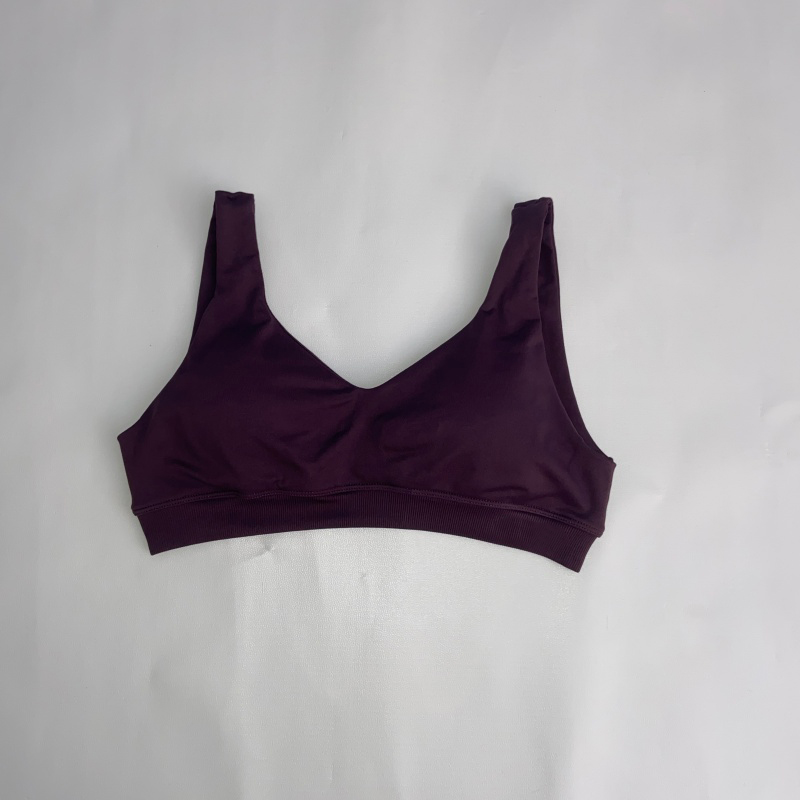 여성용 심리스 짐 세트 스쿱 백리스 스포츠 브라 V넥  - Yoga Và Fitness 리뷰 및 가격