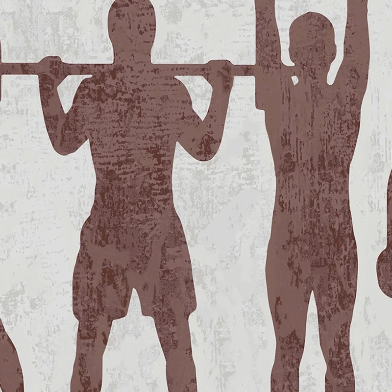 맞춤형 현대 스포츠 패턴 벽지 추상 요가 피트니스 체육 - Yoga Fitness Wallpaper 리뷰 및 가격