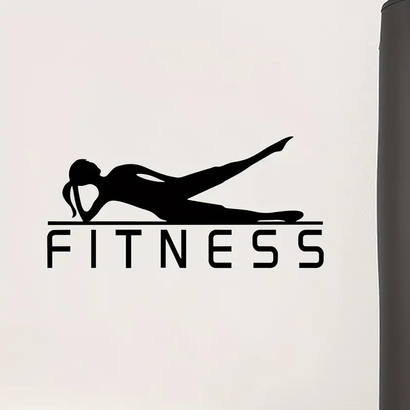 요가를 위해 디자인된 피트니스 소녀 비닐 스티커, 체육 - Yoga Fitness Wallpaper 리뷰 및 가격