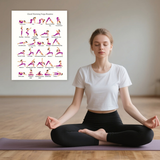 요가 연습 포스터, 실내 장식 벽 예술, 프레임 없는  - Yoga Fitness Wallpaper 리뷰 및 가격