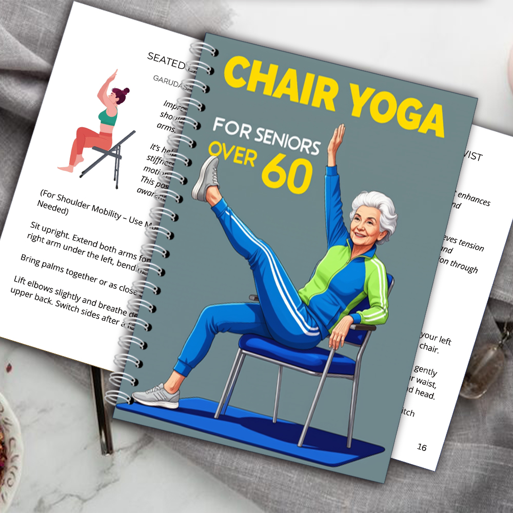 노인을 위한 의자 요가 일기장 노트북 피트니스 계획(6 - Yoga Fitness Ring 리뷰 및 가격