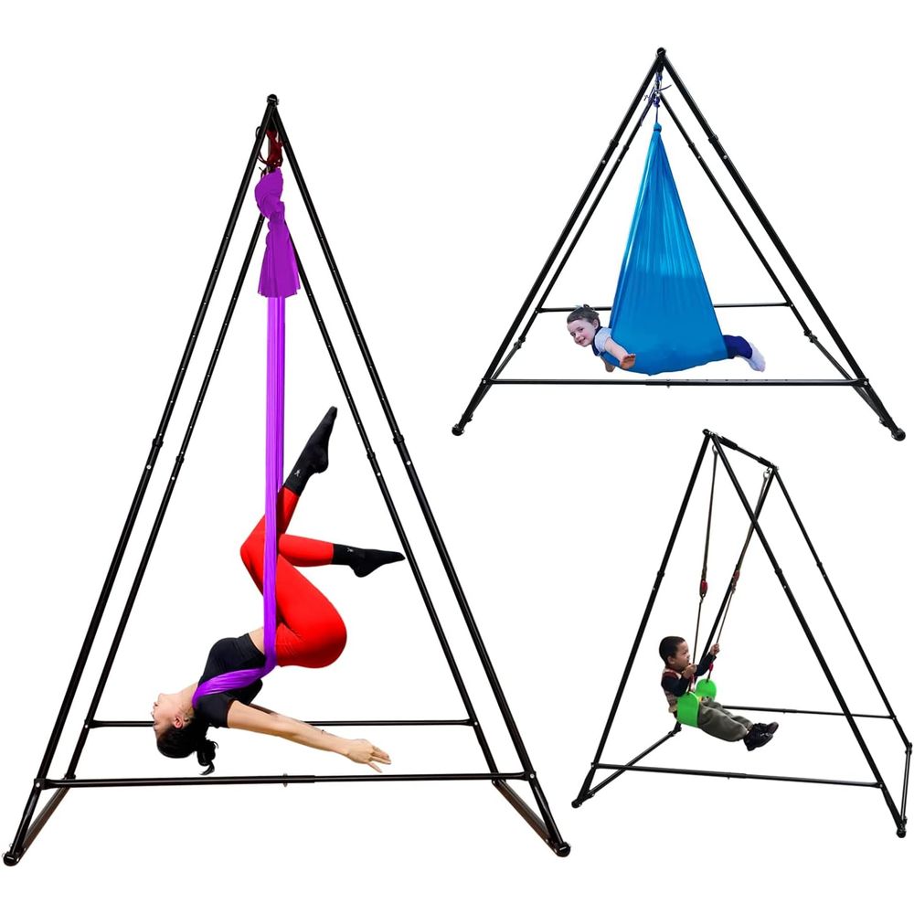 높이 조절 가능, 휴대용, 접이식 요가 스윙 스탠드 ( - Yoga Swing Aerial 리뷰 및 가격