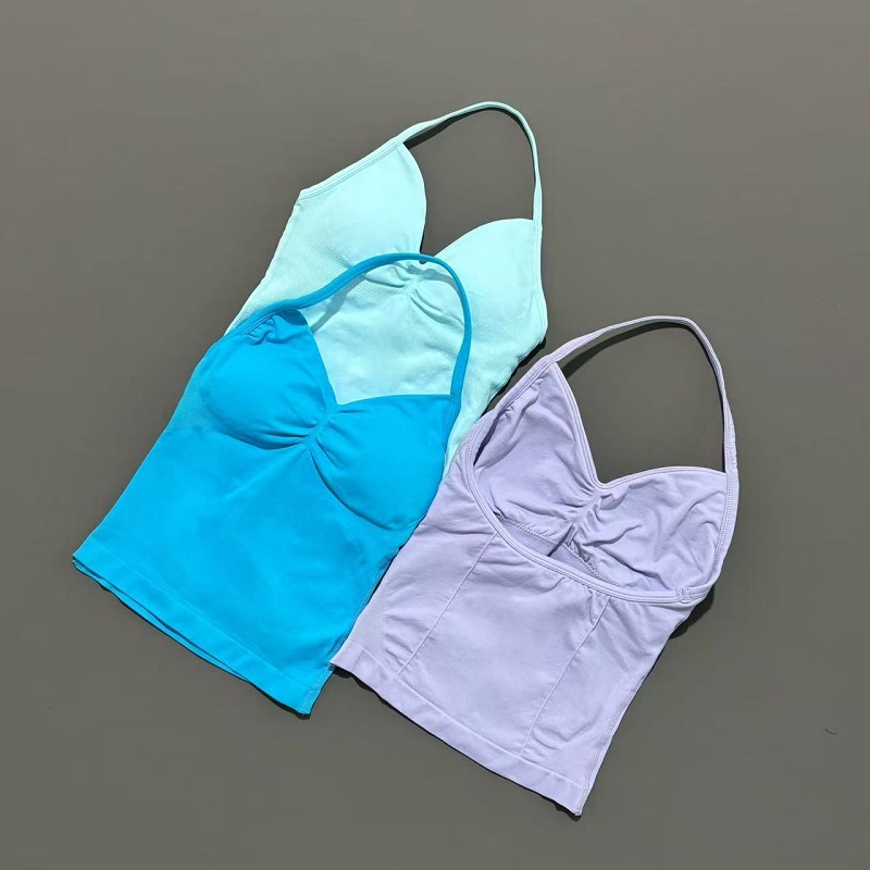 여성용 짐 스포츠 탑 심리스 요가 탱크 탈부착 가능한  - Yoga Fitness Matte 리뷰 및 가격