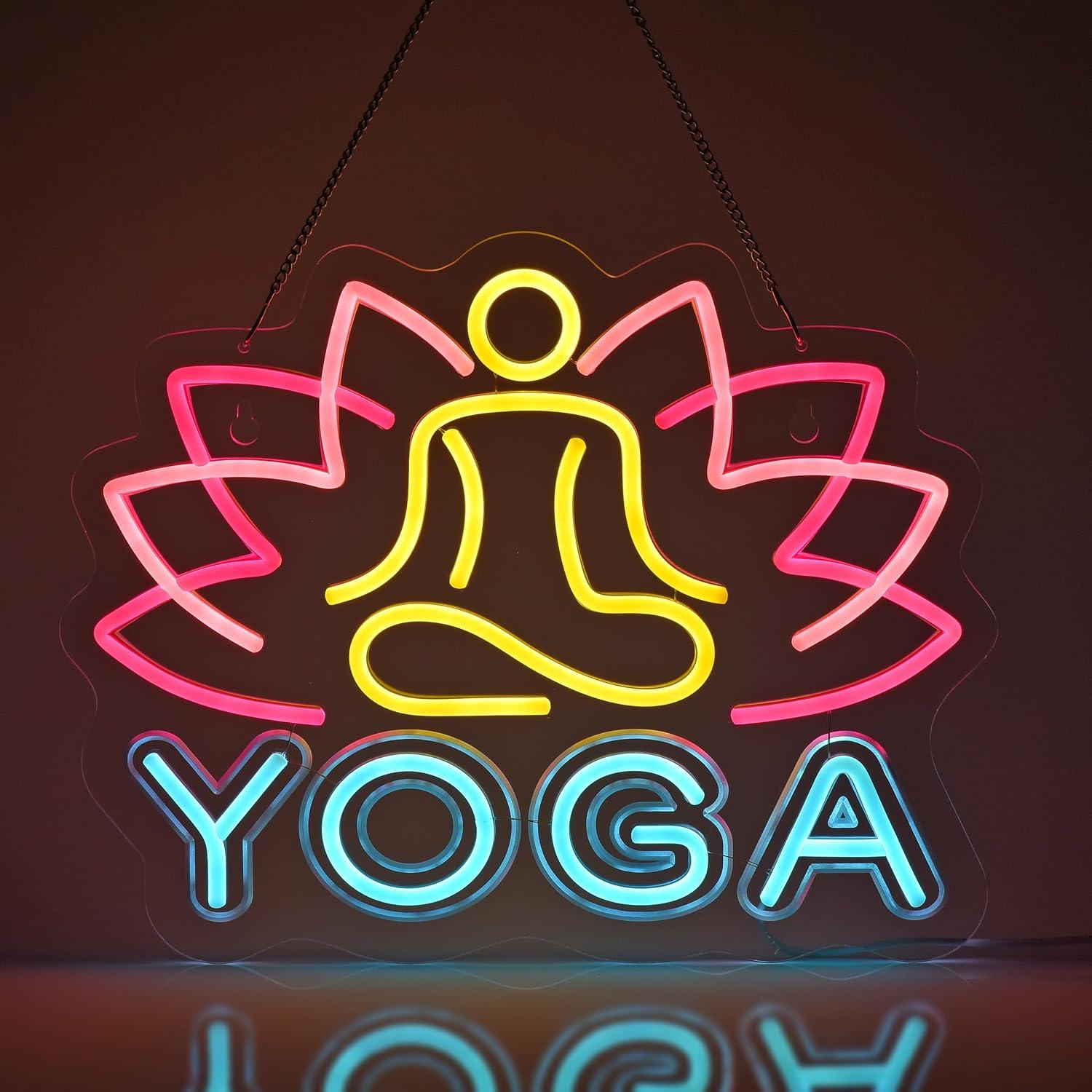 요가 네온사인 디머블 LED 네온 조명 (요가 스튜디오 - Yoga Fitness Rooms 리뷰 및 가격