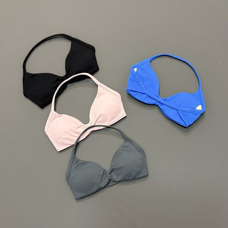 여성용 홀터 스포츠 브라 V넥 패드 내장 요가 브라 탈 - Yoga Fitness Matte 리뷰 및 가격
