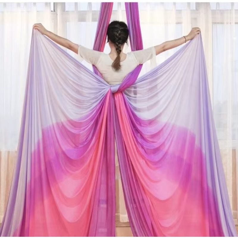 그라데이션 컬러 안티 그래비티 인버전 와이드 에어리얼  - Yoga Swing Aerial 리뷰 및 가격
